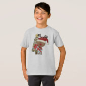 Rudy Reindeer Holiday Tree T-shirt (Voorkant volledig)
