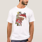 Rudy Reindeer Holiday Tree T-shirt (Voorkant)