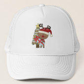 Rudy Reindeer Holiday Tree Trucker Pet (Voorkant)
