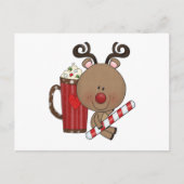 Rudy Reindeer met Cacao Briefkaart (Voorkant)