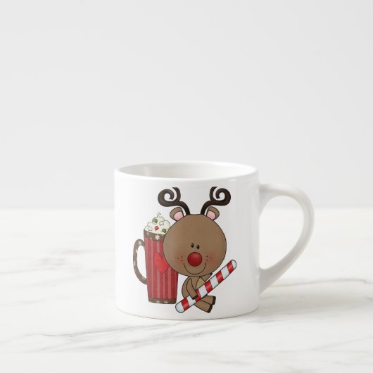 Rudy Reindeer met Cacao Espresso Kop (Rechts)