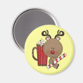 Rudy Reindeer met Cacao Magneet (Voorkant / Achterkant)