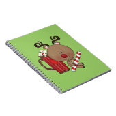 Rudy Reindeer met cacao Notitieboek (Rechterzijde)