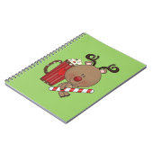 Rudy Reindeer met cacao Notitieboek (Linkerzijde)