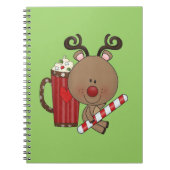 Rudy Reindeer met cacao Notitieboek (Voorkant)