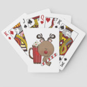 Rudy Reindeer met Cacao Pokerkaarten (Achterkant)