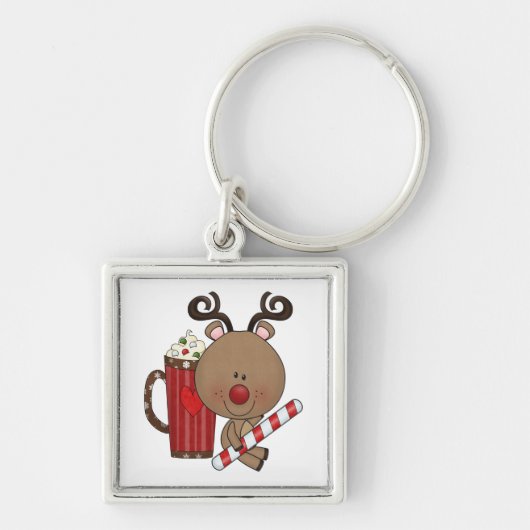 Rudy Reindeer met Cacao Sleutelhanger (Voorkant)