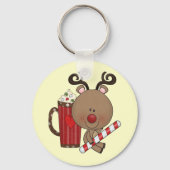 Rudy Reindeer met Cacao Sleutelhanger (Voorkant)