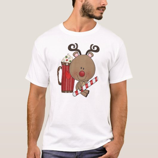 Rudy Reindeer met Cacao T-shirt (Voorkant)