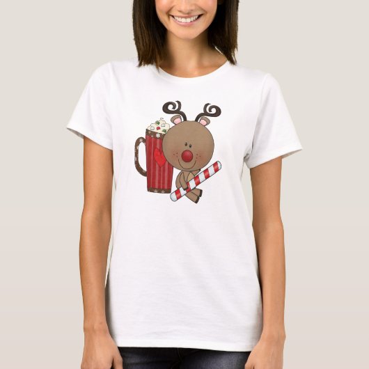Rudy Reindeer met Cacao T-shirt (Voorkant)