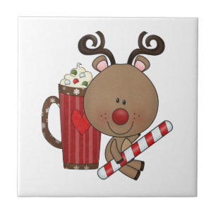 Rudy Reindeer met Cacao Tegeltje
