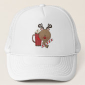 Rudy Reindeer met Cacao Trucker Pet (Voorkant)