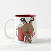 Rudy Reindeer met Cacao Tweekleurige Koffiemok (Links)