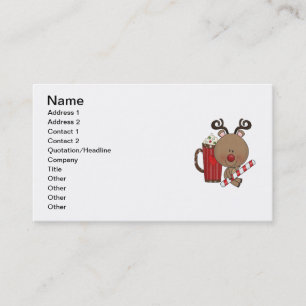 Rudy Reindeer met Cacao Visitekaartje