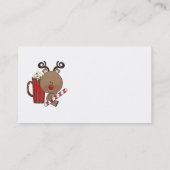 Rudy Reindeer met Cacao Visitekaartje (Achterkant)