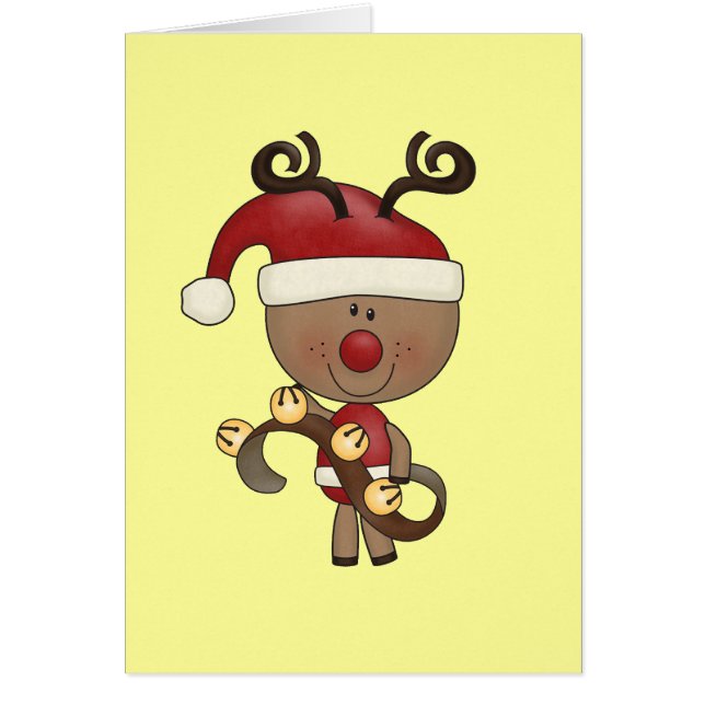 Rudy Reindeer met Klokken (Voorkant)