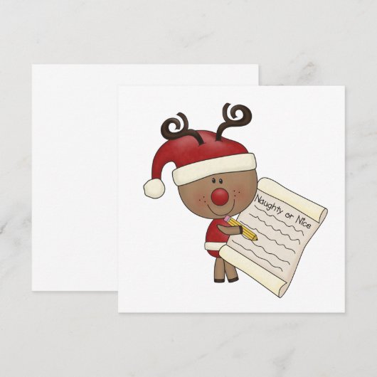 Rudy Reindeer Naughty of Nic (Voorkant / Achterkant)