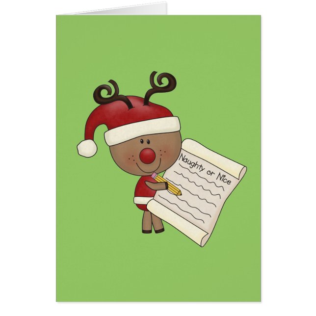 Rudy Reindeer Naughty of Nic (Voorkant)