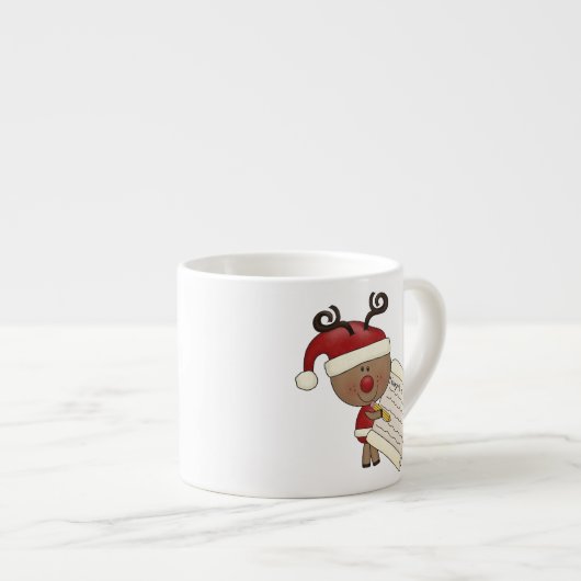 Rudy Reindeer Naughty of Nic Espresso Kop (Voorkant rechts)