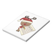 Rudy Reindeer Naughty of Nic Notitieblok (Linkerzijde)