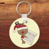 Rudy Reindeer Naughty of Nic Sleutelhanger (Voorkant)