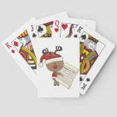 Rudy Reindeer Naughty of Nic Speelkaarten (Achterkant)