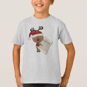 Rudy Reindeer Naughty of Nic T-shirt (Voorkant)