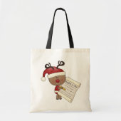 Rudy Reindeer Naughty of Nic Tote Bag (Voorkant)