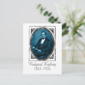 Rudyard Kipling Briefkaart (Staand voorkant)