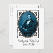Rudyard Kipling Briefkaart (Voorkant / Achterkant)