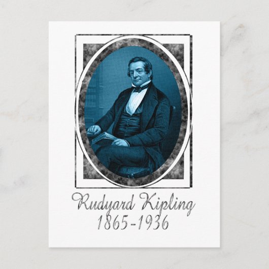 Rudyard Kipling Briefkaart (Voorkant)