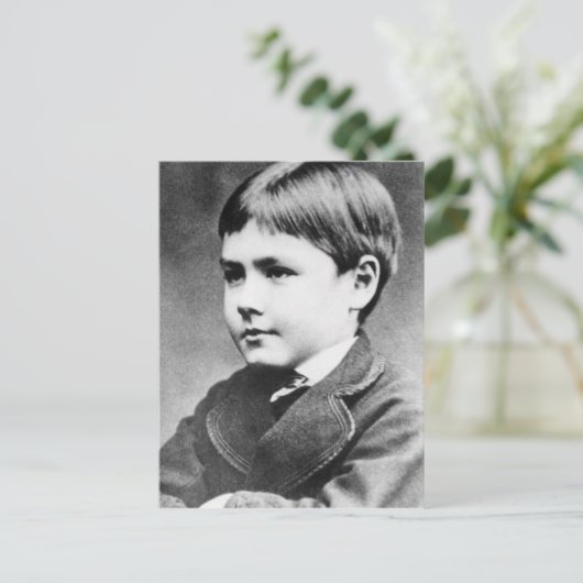 Rudyard Kipling, c.1870 Briefkaart (Staand voorkant)