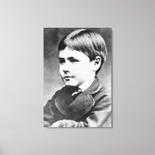 Rudyard Kipling, c.1870 Canvas Afdruk (Voorkant)