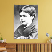 Rudyard Kipling, c.1870 Canvas Afdruk (Insitu (Woonkamer))