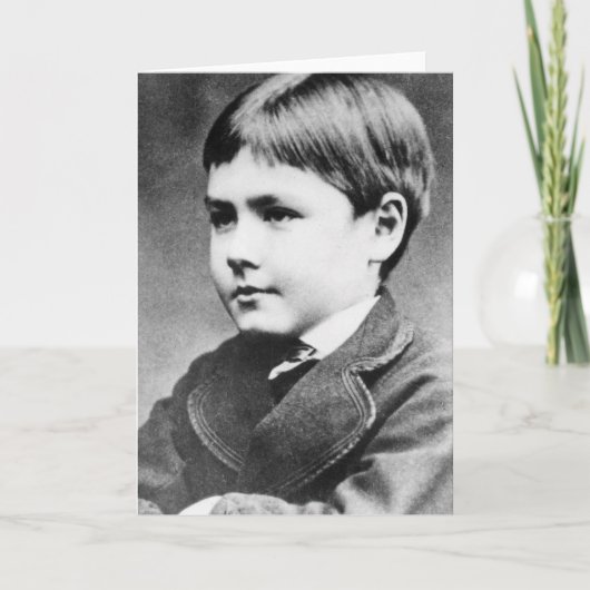 Rudyard Kipling, c.1870 Kaart (Voorkant)