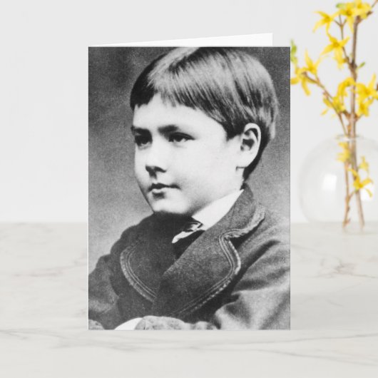 Rudyard Kipling, c.1870 Kaart (Gele Bloem)