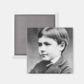 Rudyard Kipling, c.1870 Magneet (Voorkant / Achterkant)