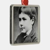 Rudyard Kipling, c.1870 Metalen Ornament (Rechts)