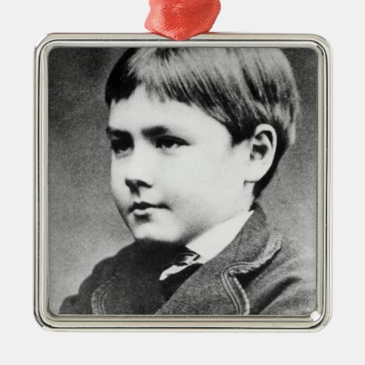 Rudyard Kipling, c.1870 Metalen Ornament (Voorkant)