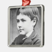 Rudyard Kipling, c.1870 Metalen Ornament (Links)