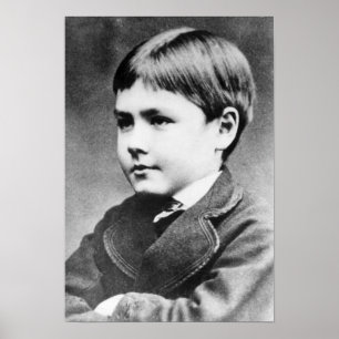 Rudyard Kipling, c.1870 Poster