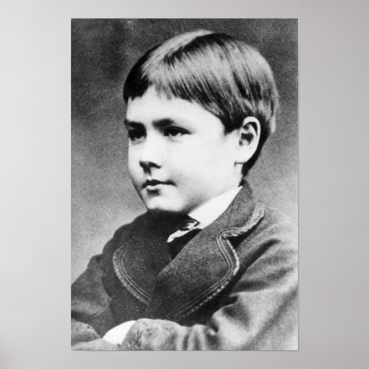 Rudyard Kipling, c.1870 Poster (Voorkant)