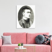 Rudyard Kipling Canvas Afdruk (Insitu (Woonkamer))