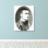 Rudyard Kipling Canvas Afdruk (Insitu (Houten vloer))