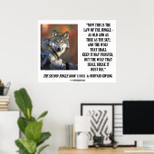 Rudyard Kipling Law of the Oerwoud Prosper Poster (Thuiskantoor)