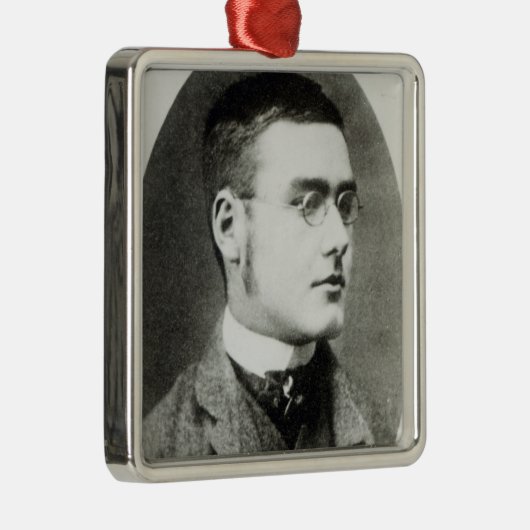 Rudyard Kipling Metalen Ornament (Rechts)