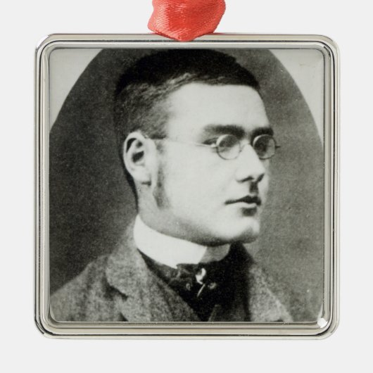 Rudyard Kipling Metalen Ornament (Voorkant)
