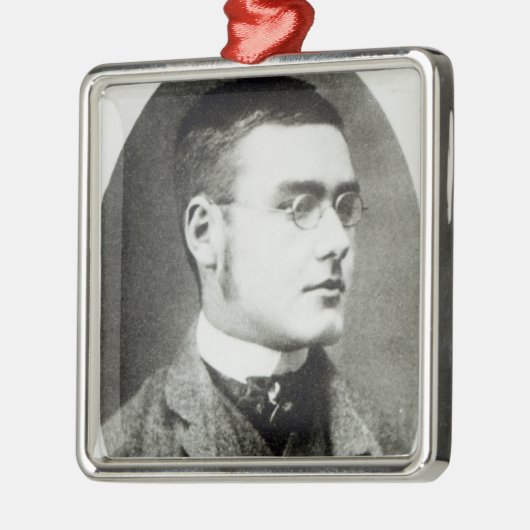 Rudyard Kipling Metalen Ornament (Links)