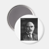 Rudyard Kipling "Puppy Love" Quote Gifts T - shirt Magneet (Voorkant / Achterkant)