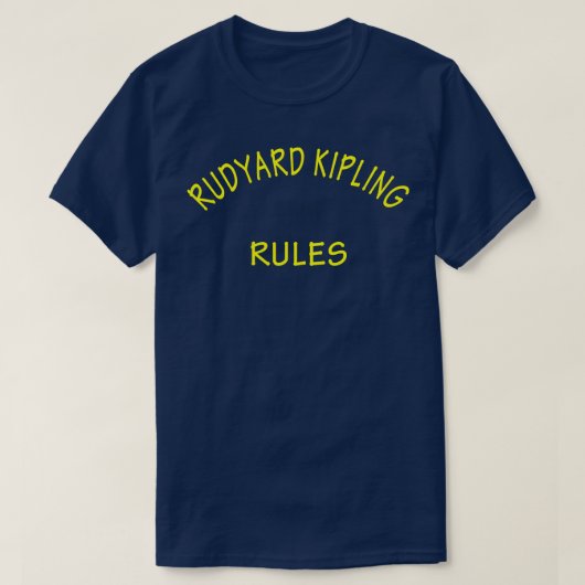Rudyard Kipling Regels T-shirt (Design voorkant)